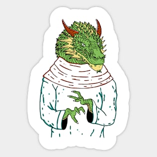 The Wise Dragon Sticker